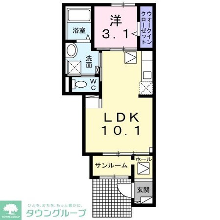 サンライト小宮東の物件間取画像